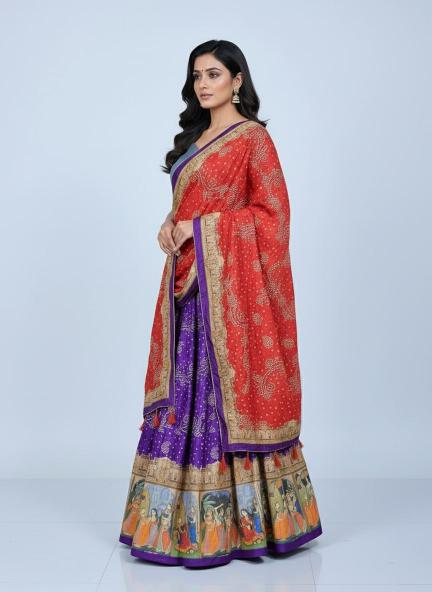 Artriddhs Dola silk D NO DEGITAL 19 Wholesale lehenga choli manufacturers in India
